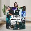 Jessie Murph Hysteria Tour  Warm Soft Blankets Travel Plush Throw Blanket Fashion Couch Bed Flannel Bedspread Sofa Bed Cover