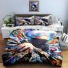 Vivid anime illustration. Bedding Duvet cover sets Duvet covers Pillowcases gifts (1 * Duvet Cover 2 * Pillowcases, without duvet insert)