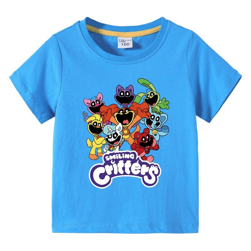 2026 Summer Toy Story Aliens Pattern Cotton T-Shirt Kids Unisex Short Sleeve for Daily Leisure and Theme Activities Wear