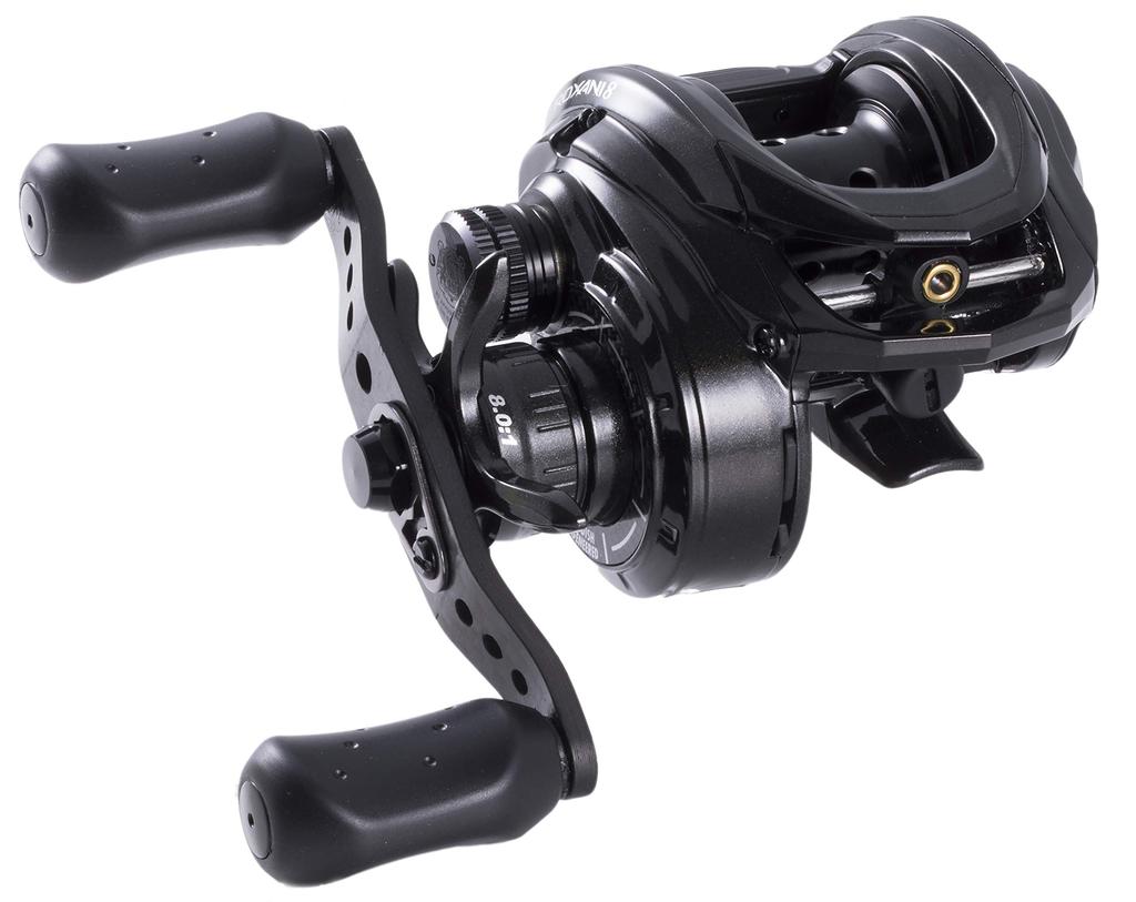AbuGarcia ROXANI8 Right Hand Bass Fishing Baitcasting Reel Carbon Handle Salt Compatible