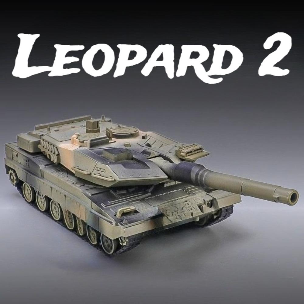 1:36 Модель основного боевого танка Leopard 2 Игрушка Музыка Свет Спрей Катапульта Внедорожные Модели Танков Военные Настольные Украшения для Ребенка