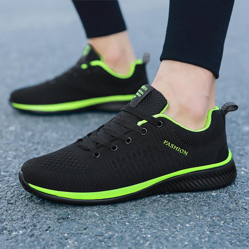 Black Sports Shoes Women Shoes 2025 Autumn Mesh Surface Casual Breathable Lightweight Soft Sole Shock Absorbing Running Shoes