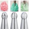 3Pcs Russian Flower Icing Piping Nozzles Tips Cake Decoration Pastry Cupcake Baking Tools