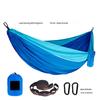 Adjustable Straps Portable Nylon Hammock for Single/Double Camping Outdoor Lightweight Durable High Capacity Backyard Travel Relaxation
