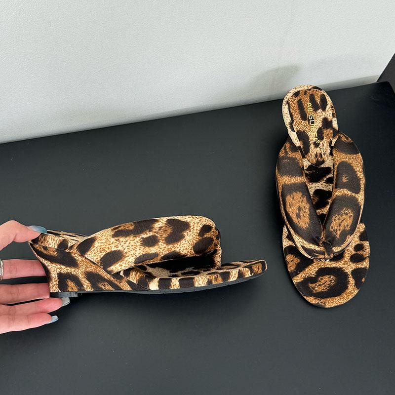 Fashion Red Fashion Round Toe Ladies Wedges Slippers Shoes Footwear Flock Women Wedges Slippers Shoes Female Sandals Slides Flip Flops