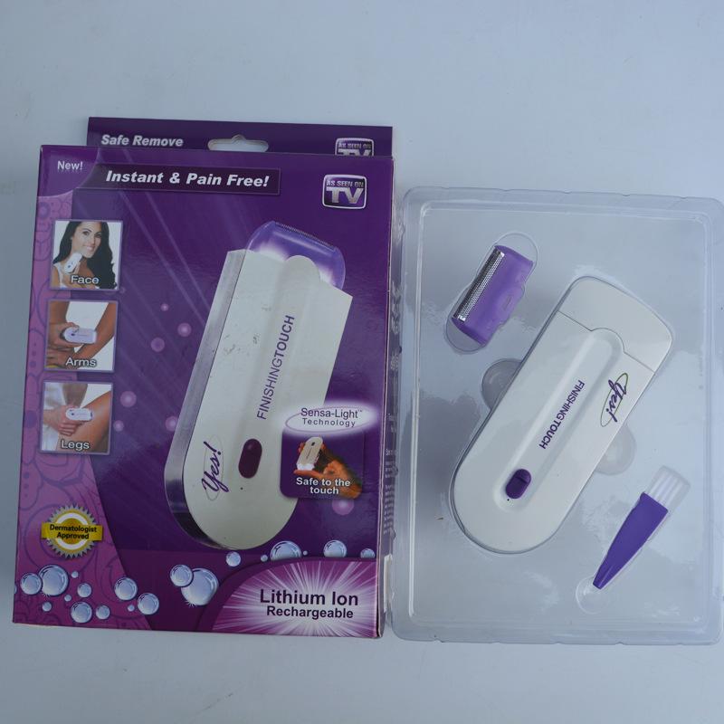 Electric Blue Light Induction Hair Removal Shaver for Women