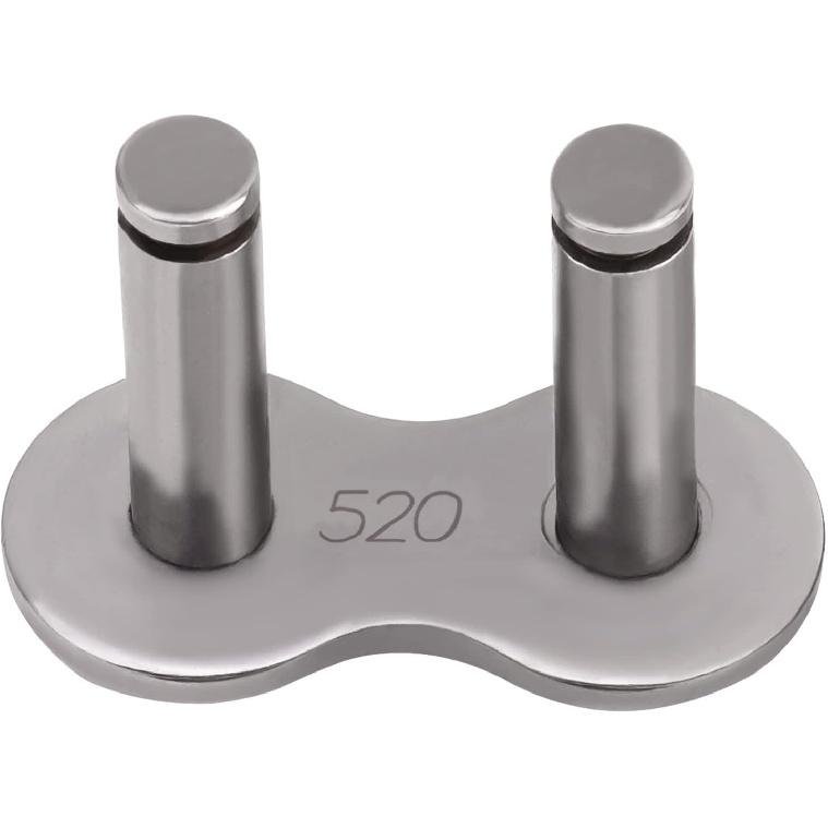 AHL 1 Pcs 520 Series Steel Master Link O-Ring Chain Clip-Type Connecting Link for Motorcycle Dirt Bike