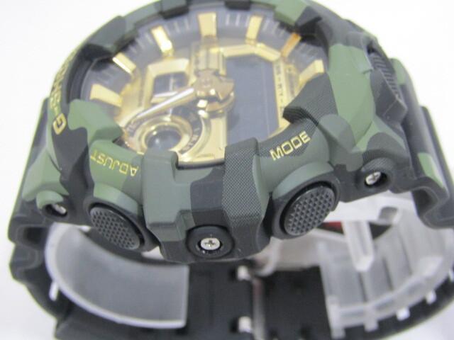 Casio Кварцевые Золотой Камуфляж 20 АТМ Водозащита Поставляется с Коробкой и Часами G-SHOCK GA-700CMG-3AJF, Циферблат, Узор, Устойчивые, Инструкция, 141563