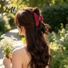 Fashionable Hair Jaw Clips Polka Dot Claw Clip for Women 3.9 Inch Black/White/Red Big Clips Large Geometric Accessory Strong Hold No Slip Thick or