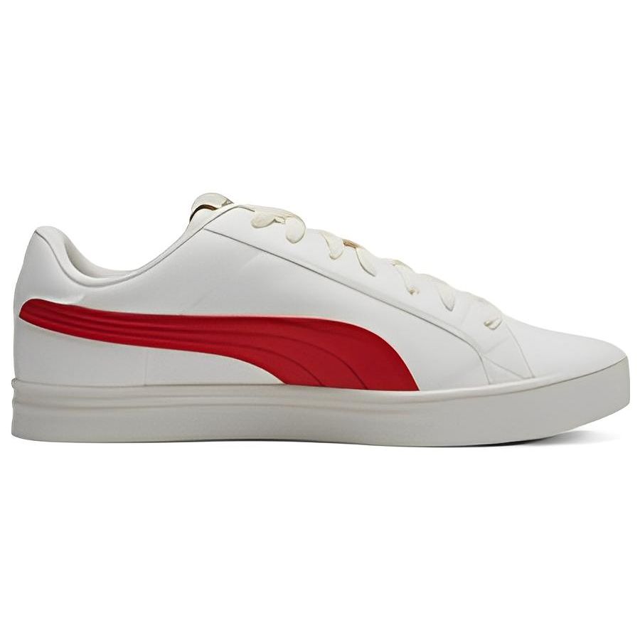 Puma Smash Vulc V3 Low Casual Skate Shoes Unisex Sneakers White Red 380752-12