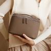Genuine Leather: Multi-layered Cosmetic Bag, Toiletry Bag, Storage Bag, High-end Travel Portable Soft Leather Bag