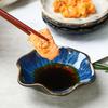 Japanese Retro Ceramic Dipping Dish for Seasoning, Snacks, and Soy Sauce