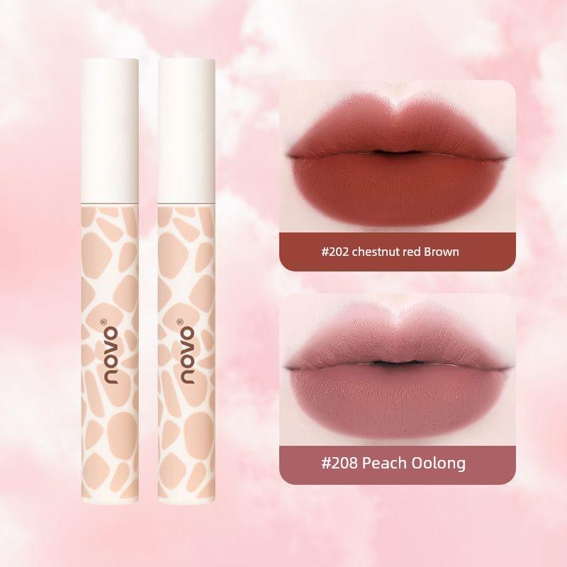 Novo Fall and Winter Matte Moisturizing Non-Fading Plain Lipstick