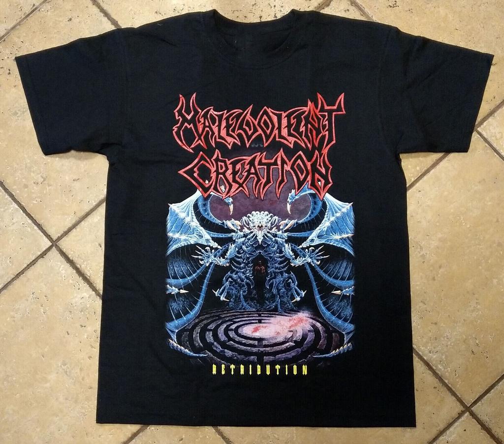 New Trend Malevolent Creation Black Cotton Size S-4XL T-Shirt MI101