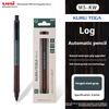 Механический карандаш Uni Kuru Toga Metal, M5-KW/KH Металлический и деревянный корпус Премиум 0,5 мм Автоматический вращающийся механизм Для письма, Чертежный карандаш