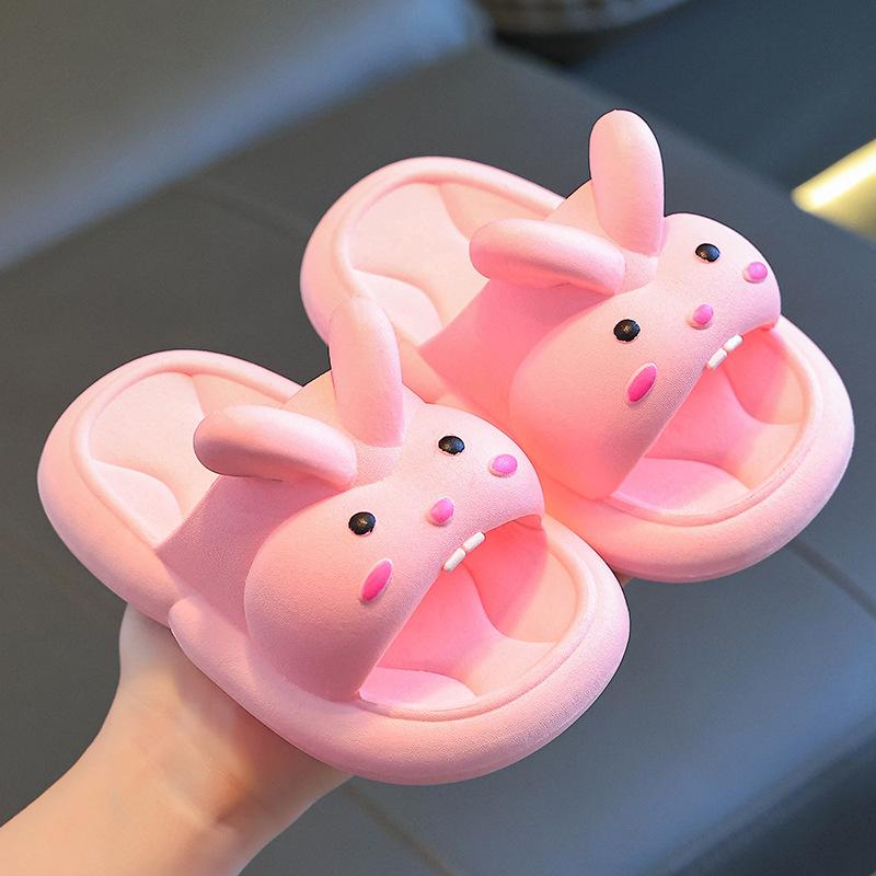 Children's Summer Non-Slip Sandals for Boys and Girls, Indoor Bathing Soft Sole Cute Kids Beach Sandals