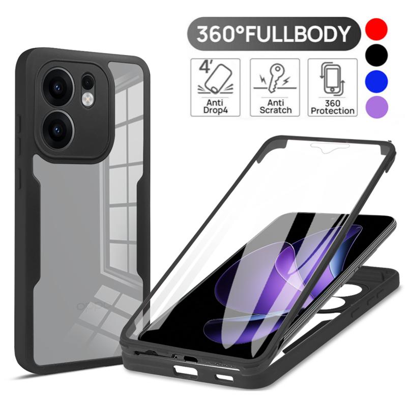 Ударопрочный чехол для защиты всего корпуса для OPPO Reno 13F 13FS 5G Reno 13 Pro Reno13 Защитная крышка Прозрачный Fundas Coque Capa