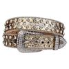 PU Leather Rivet Belt Y2K Women Waistband Retro Rhinestone Belts  Decorative Jeans