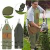 Garden Apron Gardening Aprons Work Apron with Multiple Pockets  Oxford Cloth Tool Apron Adjustable Apron