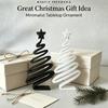 2Pcs 3D Printed Christmas Hanging Ornaments, Minimalist Festive Decor for Hallway Cabinet Living Room
