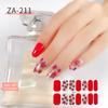 ZA Наклейка для ногтей Полный патч для ногтей Лак для ногтей Пленка Ручная наклейка для ногтей Инструмент для ногтей Долговечный водонепроницаемый