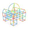 300pcs Engineering Educational Puzzle Colorful Straw Toy  House Space Construction