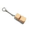 Cartoon Shape Fidget Keychain 2 Keys Decompression Toy Relaxing Finger Keyboard  Adult