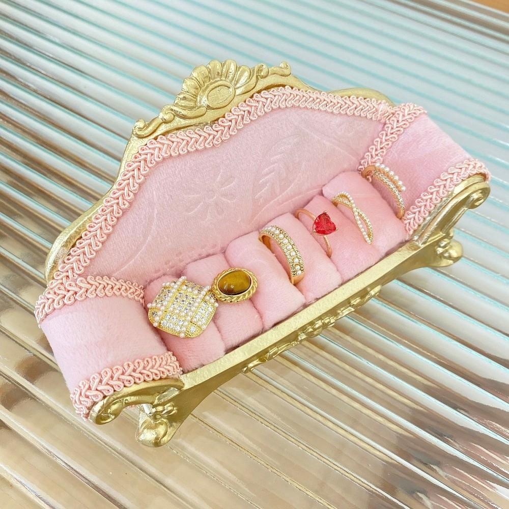 Fairytale Charm Jewelry Display Stand Sofa Shape Earrings Rings Organizer Rings Holder Wedding