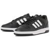 Adidas Break Start Synthetic Leather Trendy Comfortable Non-Slip Wear-Resistant Low-Top Skate Shoes Unisex Sneakers Black JR8151