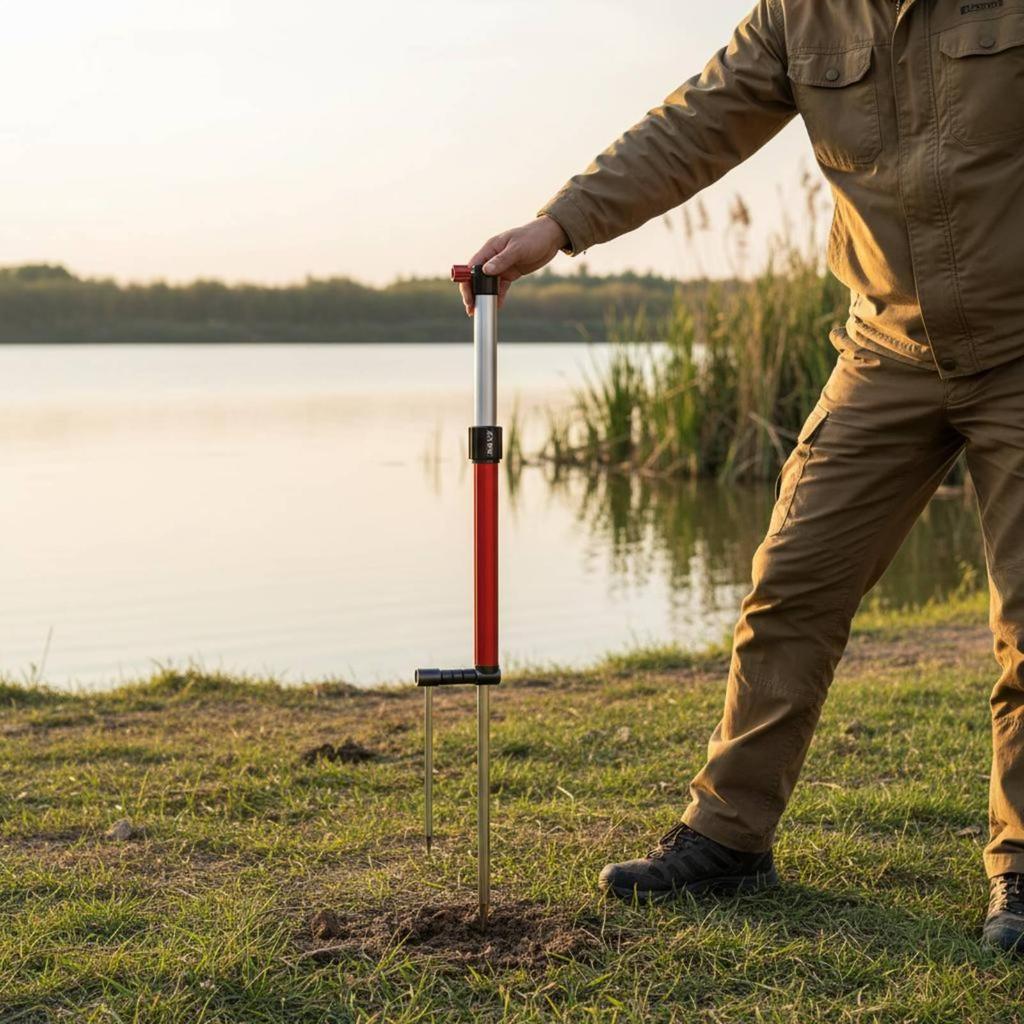 Удочкодержатель на берег Универсальный Рыболовный Многофункциональный Держатель для Грунтовой Удочки для Берега Реки