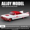 Модель 1/32 1961 года Cadillac Series 62 Кабриолет Металлическая Модель Автомобиля Звук Свет Детская Металлическая Игрушечная Машинка Миниатюрная Voiture
