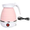 Travel Kettle Electric Small Foldable Portable Kettle,Silicone Collapsible Heating Water Boiler Tea Pot for Camping,Easy for Storage with Separable