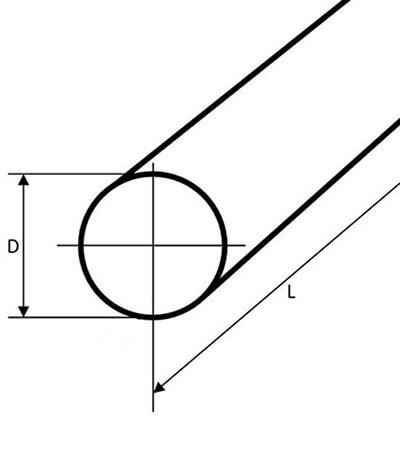 Round Steel Rod 70mm 500mm