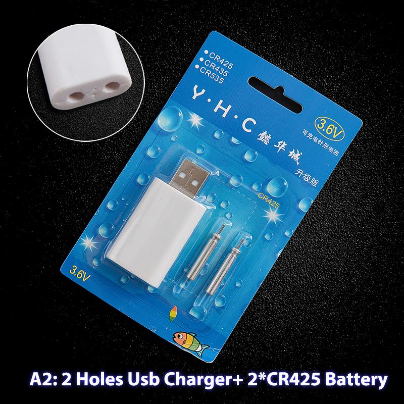 Аккумуляторная батарея Cr425 Usb зарядное устройство для электронных поплавков ночная рыбалка