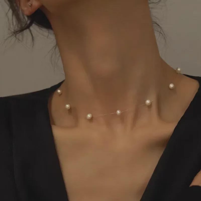 Versatile Pearl Clavicle Necklace for Women - Summer Simple Light Luxury Temperament