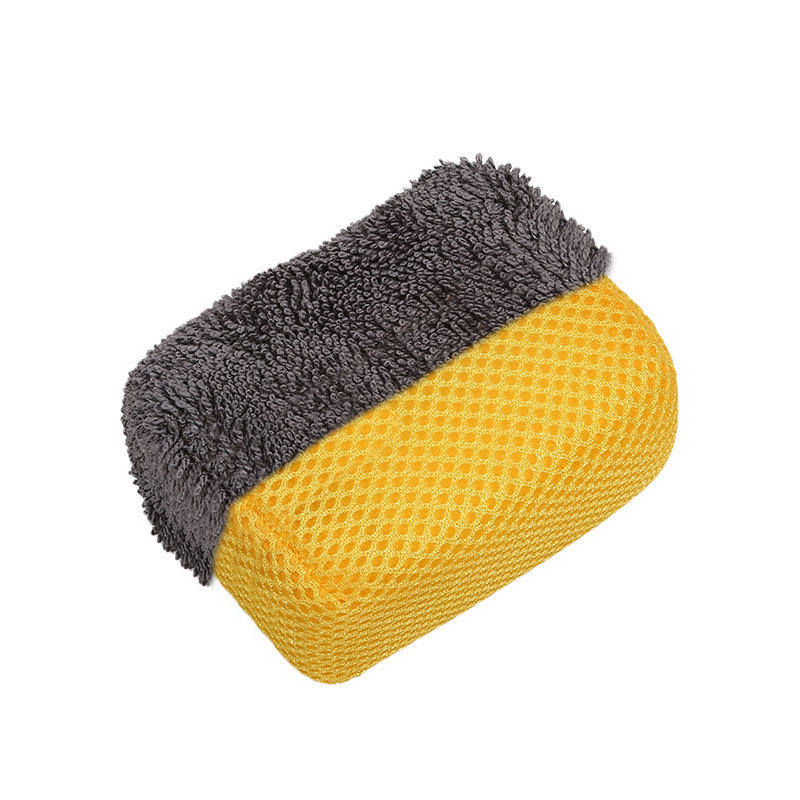 Автомобильная полировка губка для полировки полотенце из волокна для очистки воды абсорбция зимняя автомобильная губка 1 шт портативная удобная чистящая губка