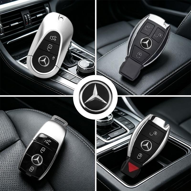 CQM1 Car Key Shell Sticker Car Key Remote Fob Decal For Mercedes Benz AMG A C E S Class W203 W220 W206 W205 W211 C260 Car Accessories