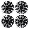 4 Pcs 15in Hubcaps Full Protection Stylish Look Universal Fit Snap On R15 Wheel Rim Cover for Most