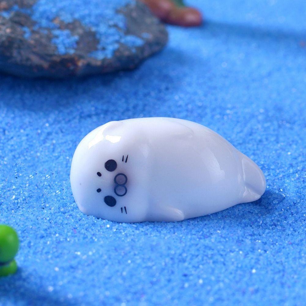 Декоративная фигурка морского льва Мини-аквариум Маленькие украшения Морские животные Украшения Аквариум