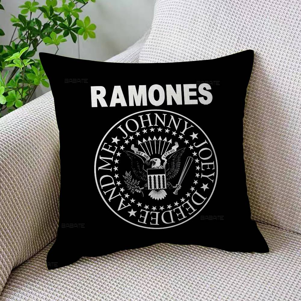 Rock Band RRamones Pillow Gift Home Office Decoration Pillow Bedroom Sofa Car Cushion CoverPillow Case