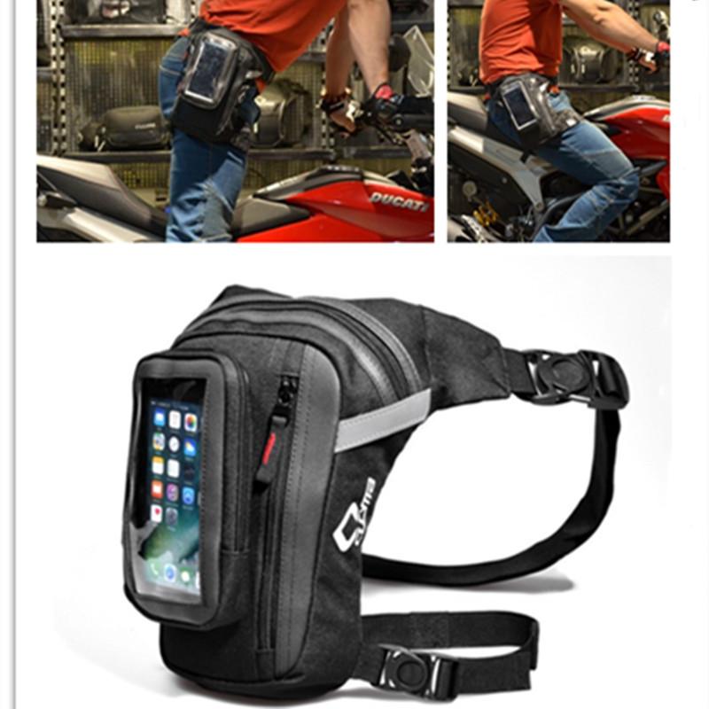 Мотоциклетная поясная сумка, Мотоциклетная поясная сумка, Прочный оксфорд, Водоотталкивающая, Сумка для рук для велосипеда, велоспорта, путешествий