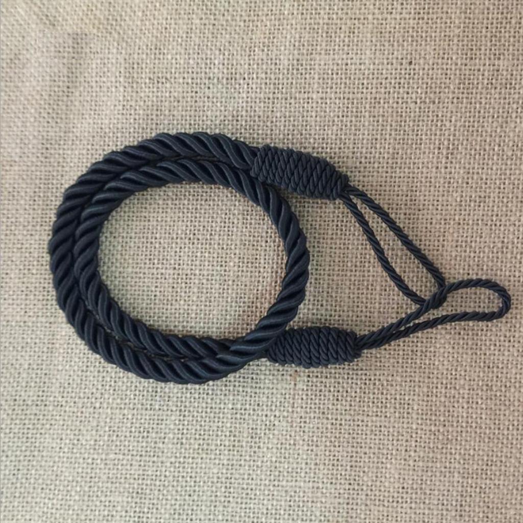 2 шт. Шнуровые подхваты для штор с кисточкой, толстый крученый шнур, домашний текстиль, оконные аксессуары, аксессуары для домашнего декора