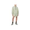 Fear of God Essentials Спортивная куртка с молнией до середины и логотипом на плече, унисекс, цвет шалфей, FOG-FW20-191