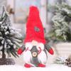 Creative Christmas Ornament Plush Faceless Moustache Doll  Home Decoration Accessories for Living Room