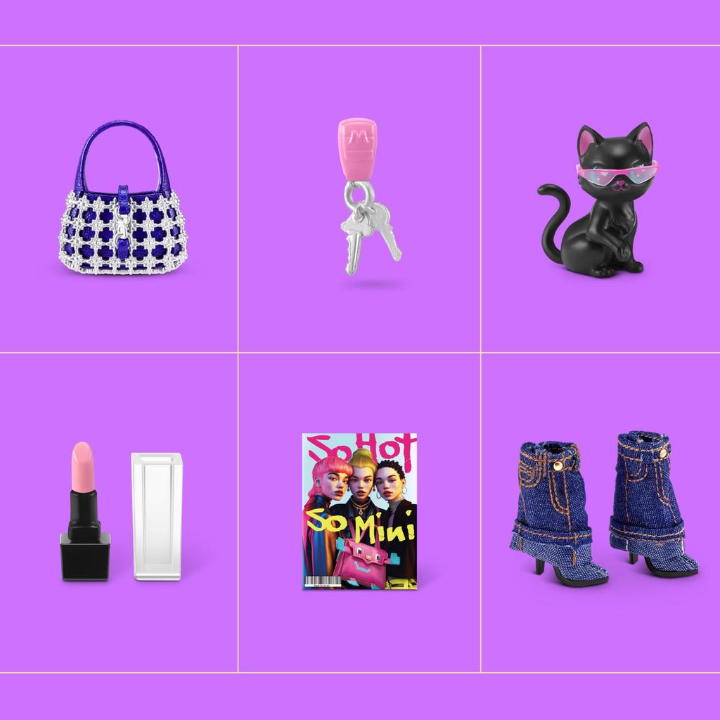 Серия мини-брендов Zuru Модная серия 4 - Коллекционная слепая коробка Капсула-сфера Модная сумка Обувь и аксессуары Детские игрушки