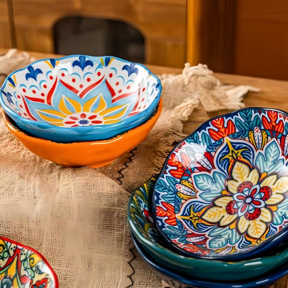 Богемное маленькое блюдце, керамическое бытовое блюдце для соуса, блюдце для соевого соуса, для барбекю, хот-пота, соусник, блюдце для закусок, уксус