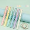 Ручка Macaron Color Pen со сменным картриджем для чернил, чернильный картридж для практики письма ученика, ручка двойного назначения