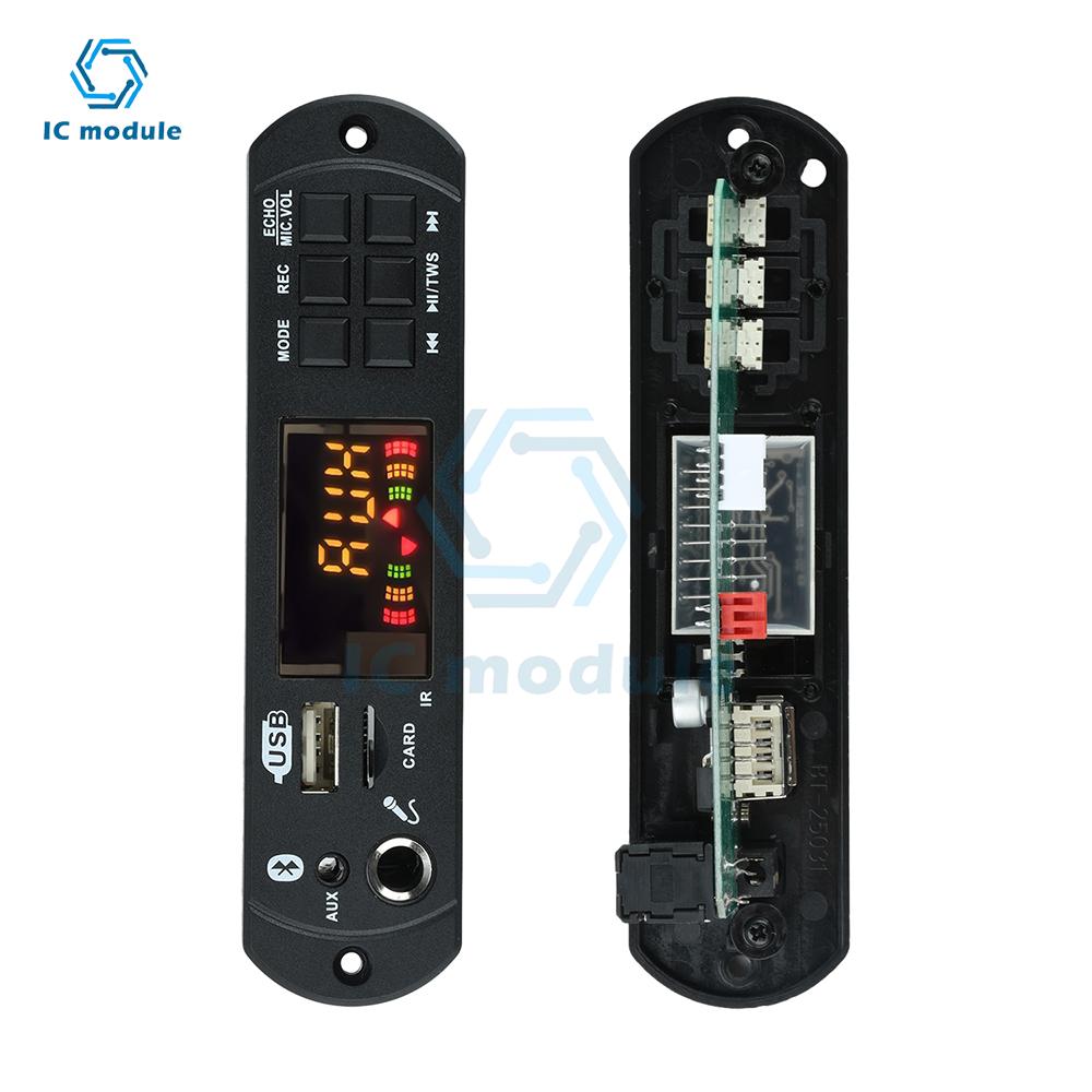 Плата декодирования MP3 BT DC 12V Автомобильный аудио MP3 декодер Декодирующий модуль MP3 / WMA / WAV / APE Декодерная плата без усилителя