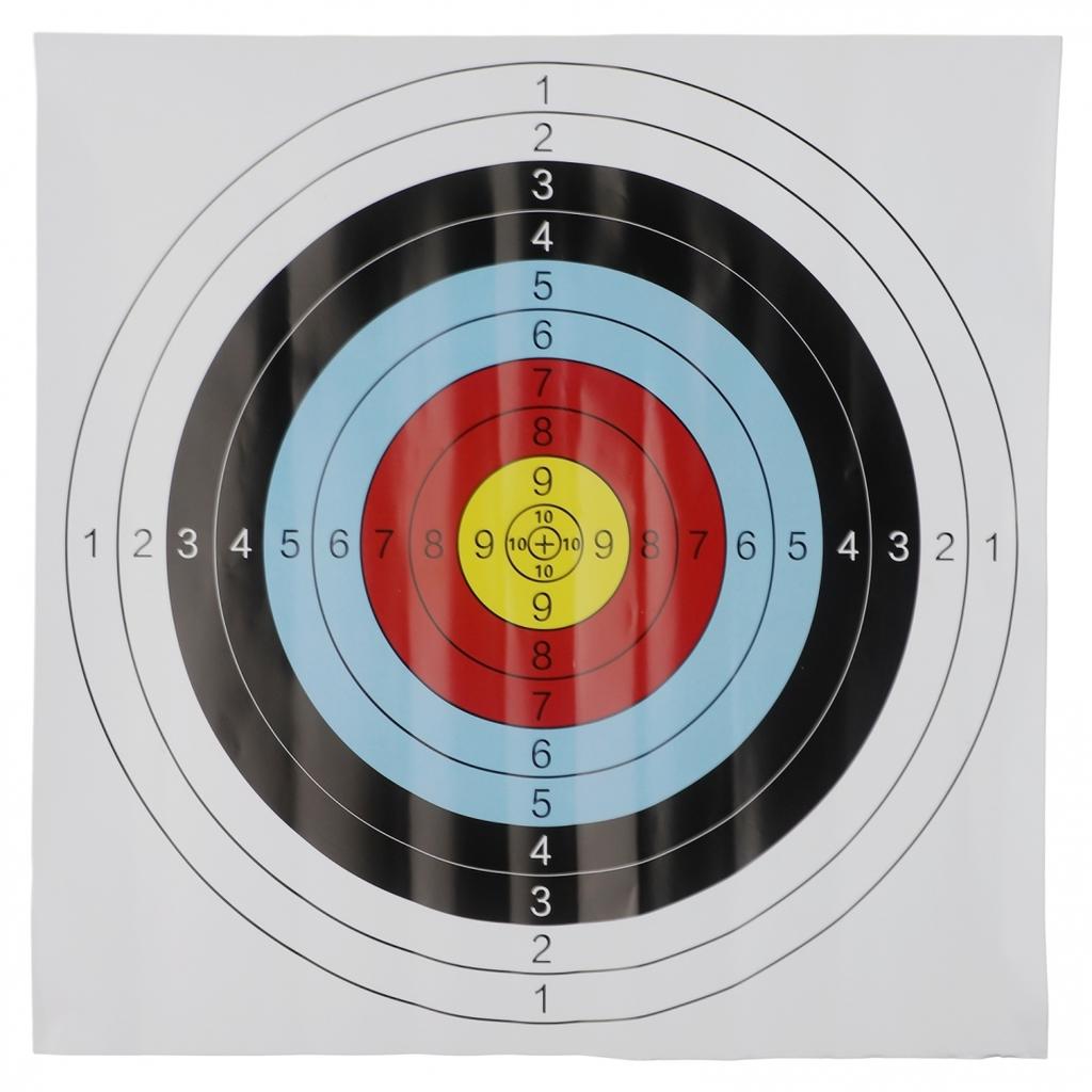 Достигайте идеальных выстрелов с 10 мишенями из ПВХ-бумаги для стрельбы из лука