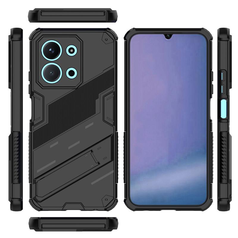 Чехол Poco C85 Бронированный Ударопрочный Чехлы для Телефона Для Xiaomi PocoC85 Poko Little C 85 85C Автомобильный Магнитный Держатель Стенд Задняя Крышка Fundas